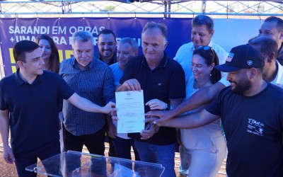 Prefeitura de Sarandi autoriza início da construção de nova escola no Jardim Ecovalley